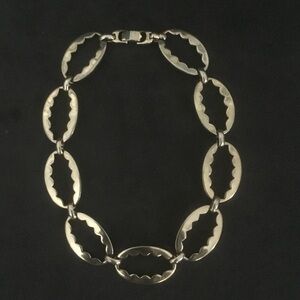 Gold Vintage Women's Steampunk Statement 15”Necklace by Tara